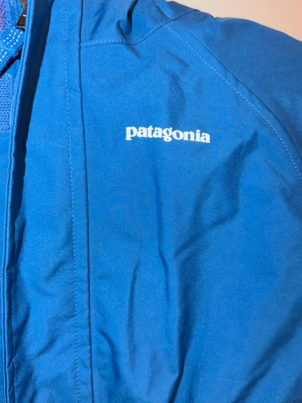 Patagonia Kids Hooded Insulated Snowsuit One Piece 3T Blue